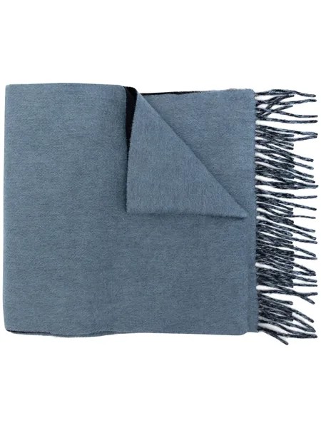 N.Peal doubleface cashmere scarf
