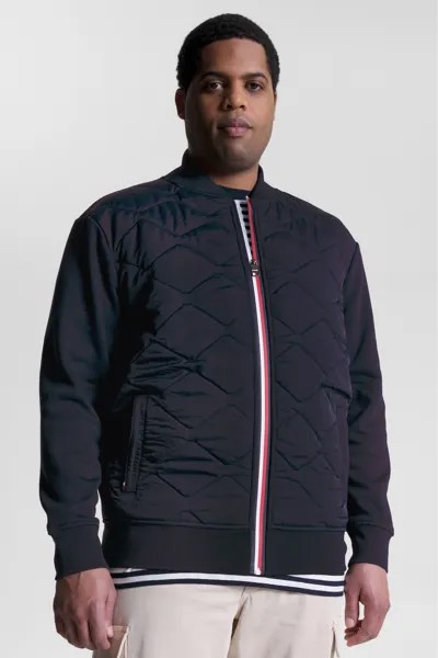 Синий бомбер Big & Tall Mix Media Tommy Hilfiger, синий