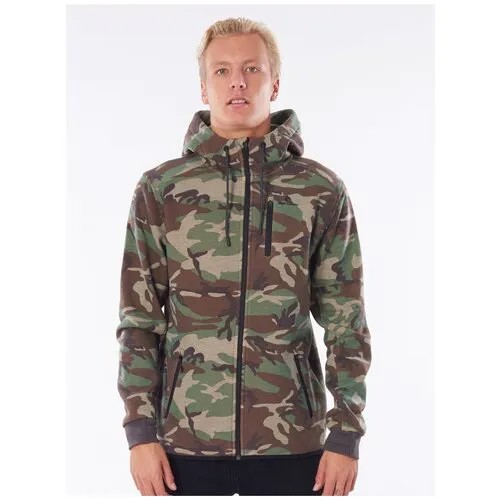 Толстовка Rip Curl DEPARTED ANTI SERIES ZT, цвет 226 CAMO, размер S