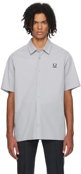 Серая рубашка Fred Perry Edition Raf Simons