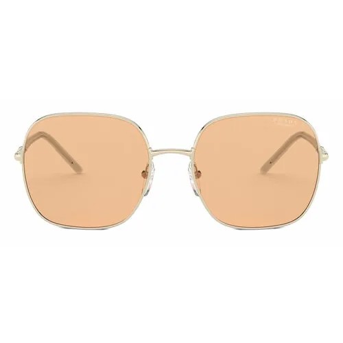 Солнцезащитные очки Prada Prada PR 67XS ZVN09D PR 67XS ZVN09D, желтый, золотой