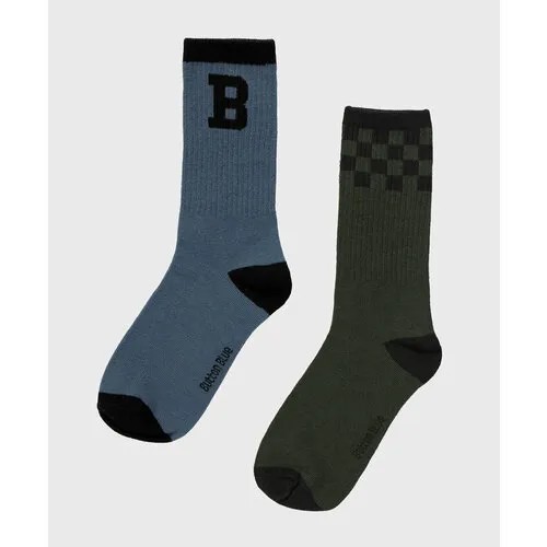 Носки Button Blue 2 пары, размер 22, мультиколор