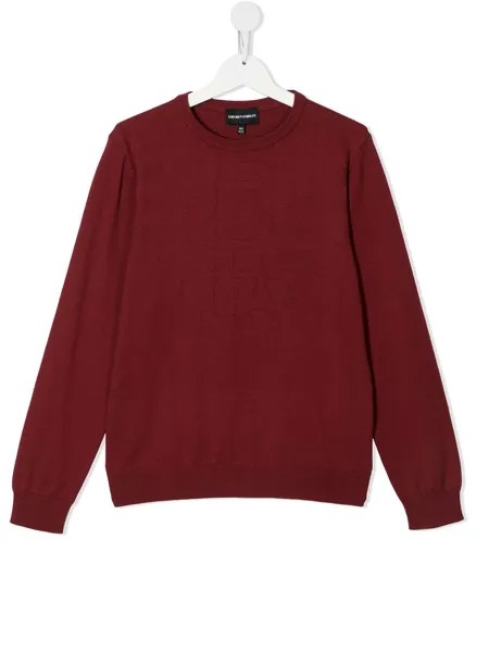 Emporio Armani Kids джемпер с круглым вырезом