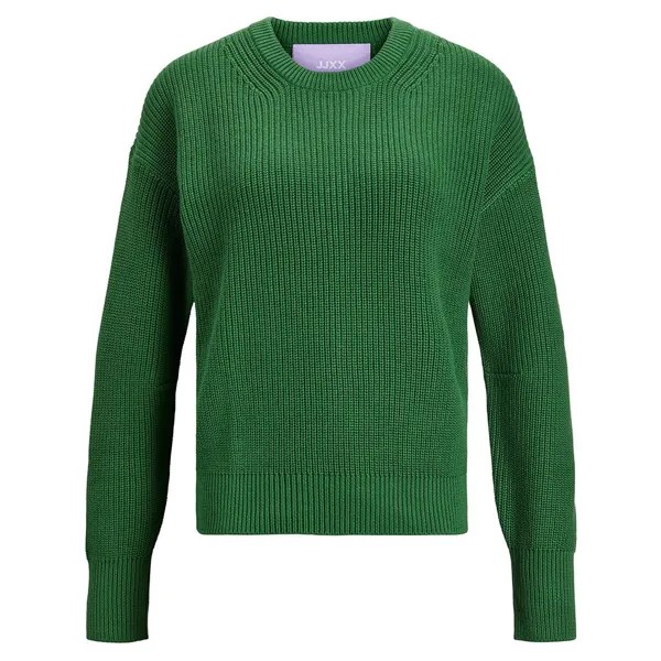 Свитер Jack & Jones Mila Twist Crew Neck, зеленый