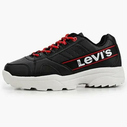 Кроссовки Levi's, размер 38, черный