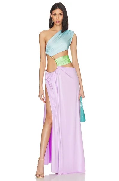 Платье Bronx and Banco Jamilia One Shoulder Gown, цвет Lilac & Multicolor