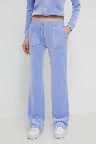 Бархатные спортивные штаны Juicy Couture, синий