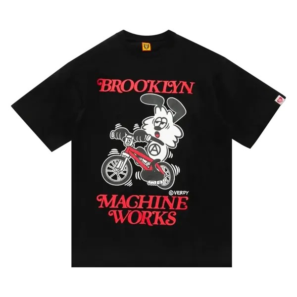 Футболка Human Made x Girls Dont Cry Brooklyn Machine Works Черная