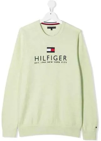 Tommy Hilfiger Junior джемпер с вышитым логотипом