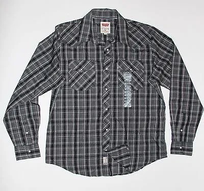 Новая мужская рубашка Levi-#39;s Barstow Western, размеры M, L, XL, XXL