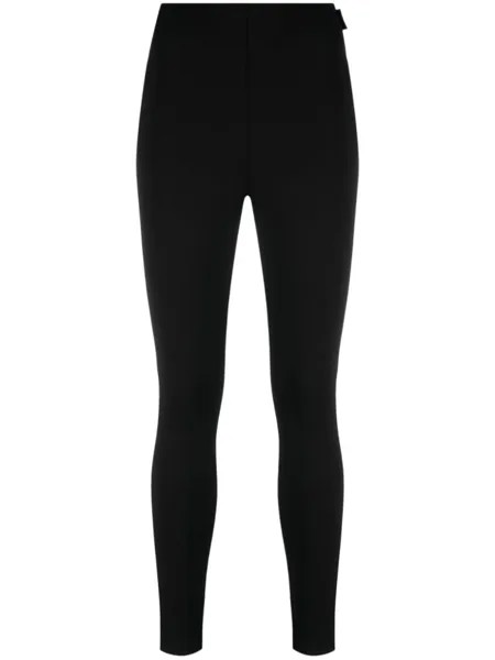 Moncler Grenoble спортивные легинсы с завышенной талией, черный