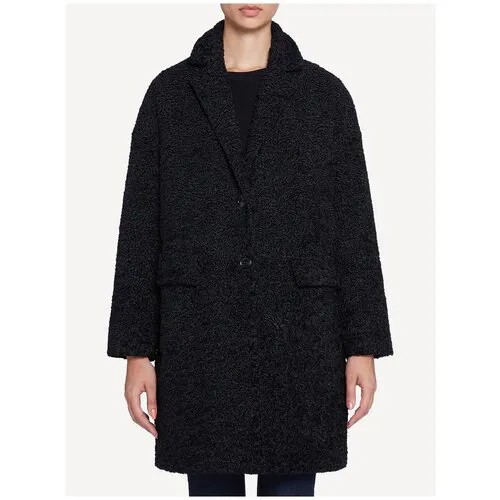 Пальто  GEOX, размер 50, черный