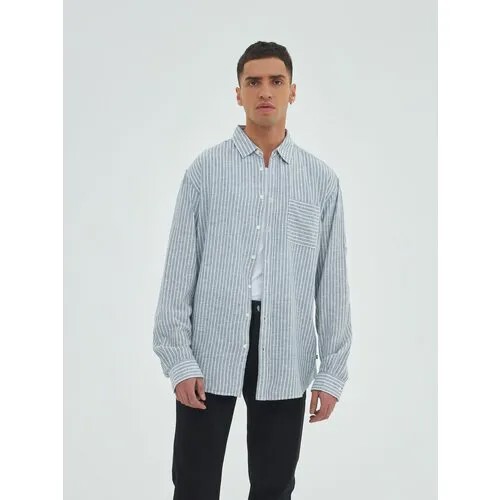 Мужская рубашка I-RLCL41-2, р.XL, Серый