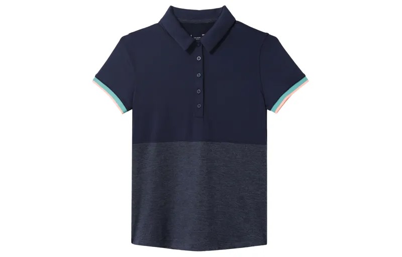 Рубашка поло женская темно-синяя Under Armour