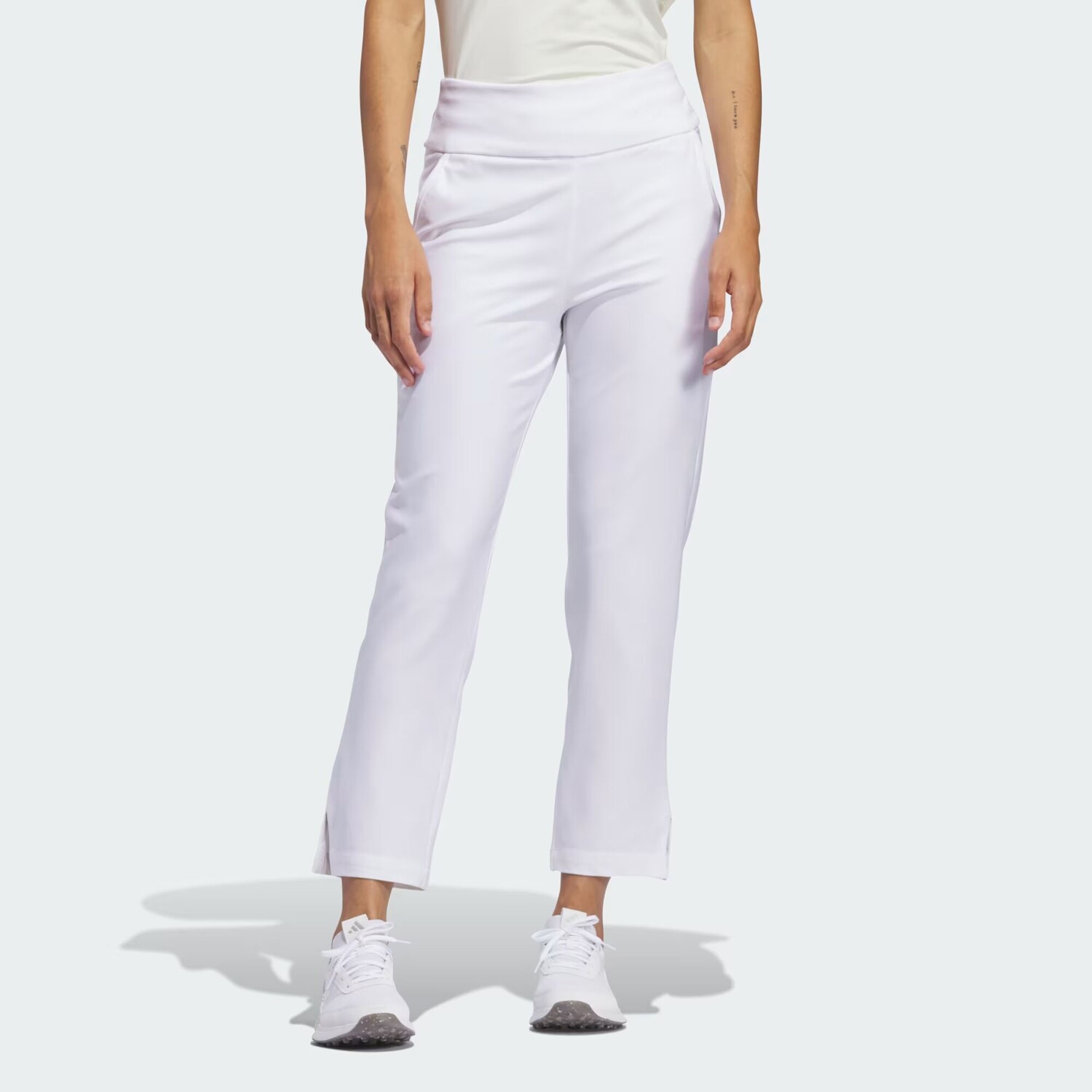 Ultimate365 Однотонные брюки до щиколотки Adidas, цвет White