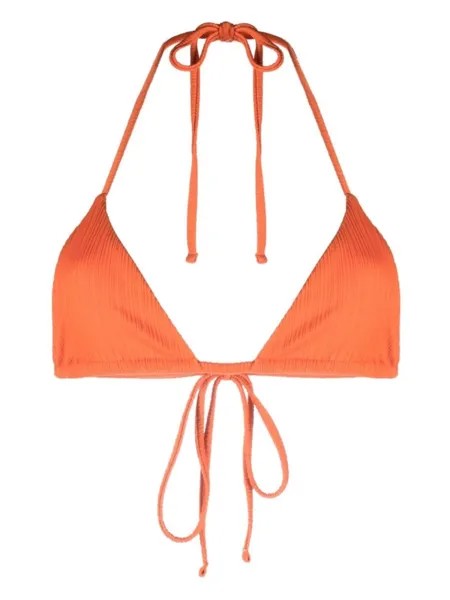 Топ бикини с логотипом Frankies Bikinis, оранжевый