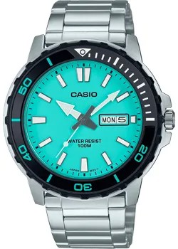 Японские наручные  мужские часы Casio MTD-125D-2A2. Коллекция Analog