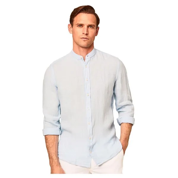 Рубашка с длинным рукавом Hackett Garment Dyed P, синий