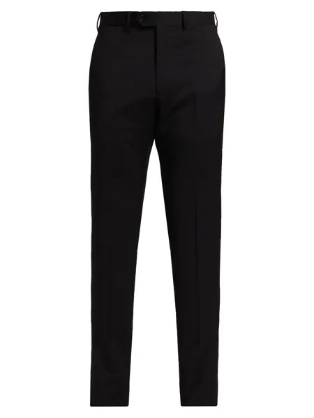 Классические шерстяные брюки Emporio Armani, черный