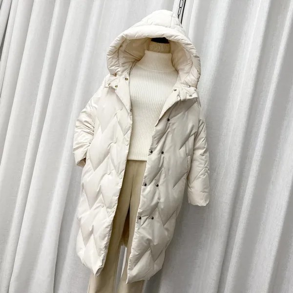 Зимние женские пальто осенние легкие куртки-пуховики с капюшоном женские длинные парки средней длины в Корейском стиле женские куртки SQQ222
