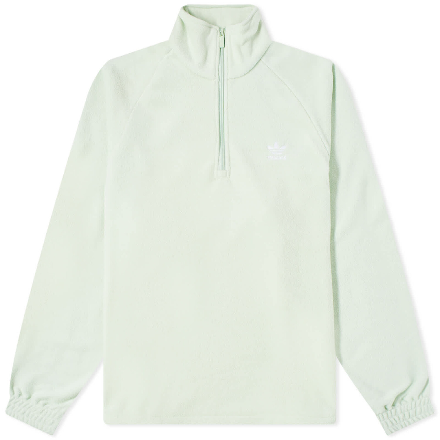 Свитшот Adidas Neutral Court 1/4 Zip Track, светло-зеленый