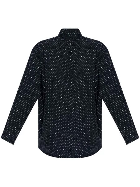 A.P.C. рубашка в горошек, синий
