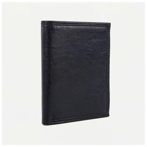 Кошелек Mikimarket, отделения для карт и монет, черный