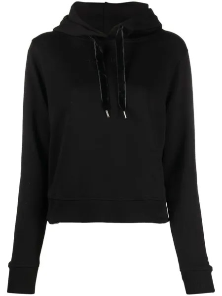 Tommy Hilfiger худи с вышитым логотипом, черный
