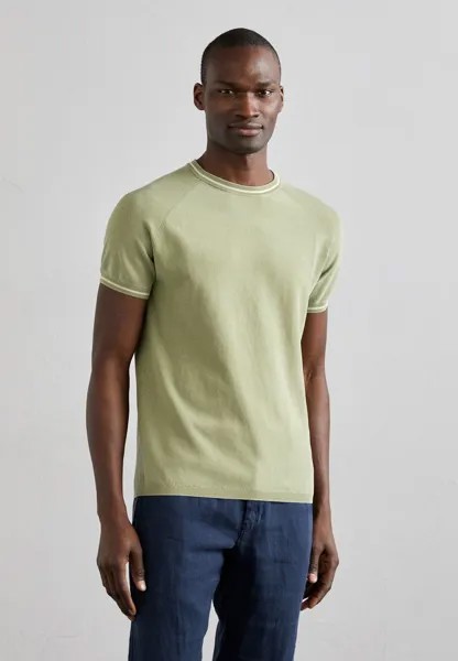 Базовая футболка Mod ASPESI, цвет salvia/sage green