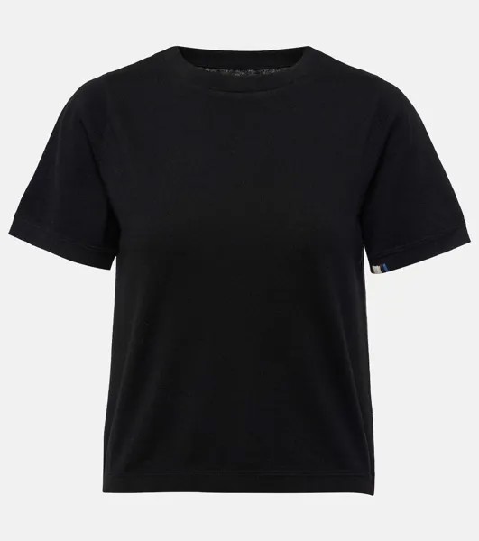 Футболка Tina из хлопка и кашемира Extreme Cashmere, черный