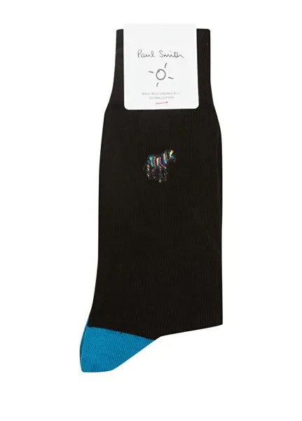 Черные мужские носки с логотипом Paul Smith
