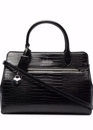 Trussardi сумка-тоут с логотипом и верхними ручками