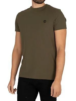 Мужская футболка Timberland Dun River Crew Slim, зеленая