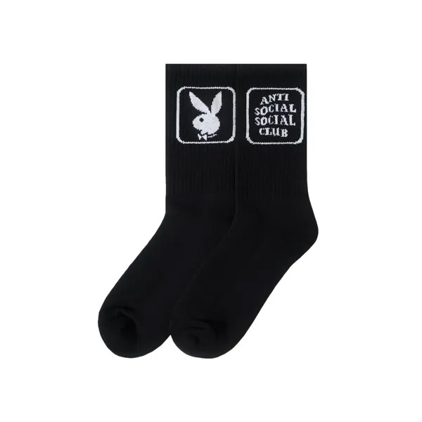 Носки Anti Social Social Club x Playboy Bunny, Черные
