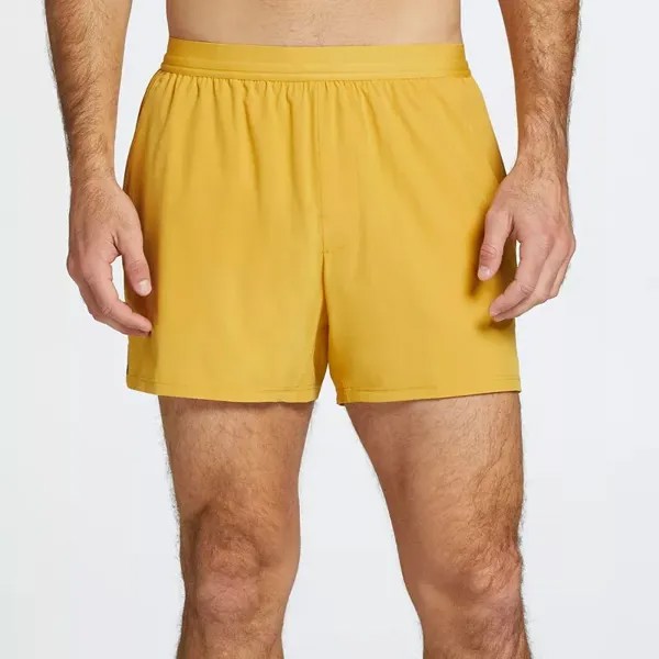 Мужские шорты-боксеры для бега Accelerate Vrst шириной 5 дюймов, желтый
