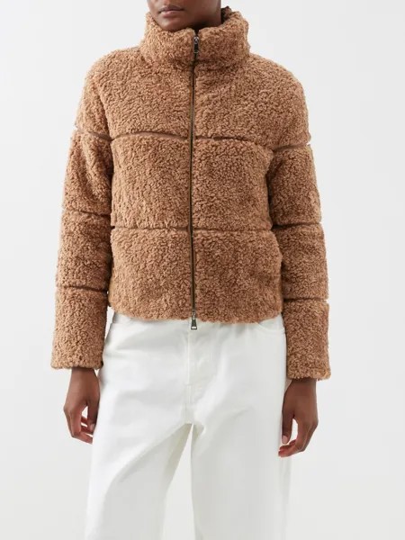 Куртка Moncler Segura Fluffy Padded, бежевый