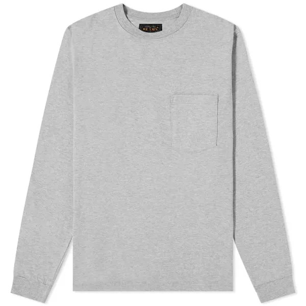 Футболка Beams Plus Long Sleeve Pocket Tee