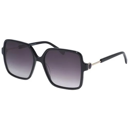 Солнцезащитные очки Valentin Yudashkin, фиолетовый, черный