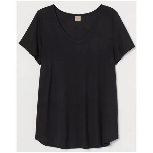 Футболка H&M, размер 4XL, черный