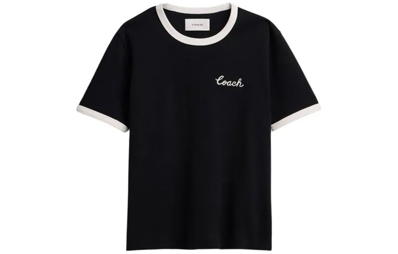 ТРЕНЕРА Женская футболка COACH, цвет Black