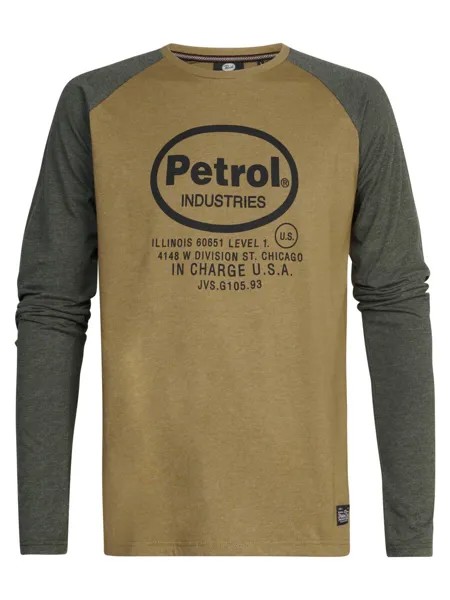 Лонгслив Petrol Industries MENASHA, цвет Olive/Dark Green