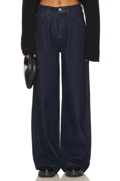 Брюки WeWoreWhat High Rise Pleated Wide Leg, цвет Wash