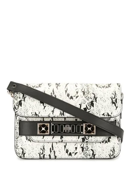 Proenza Schouler мини-сумка PS11 со змеиным принтом