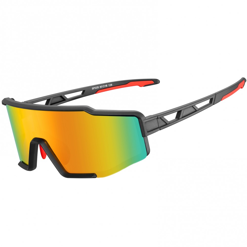 Спортивные солнцезащитные очки мужские RockBros SP225BK разноцветные