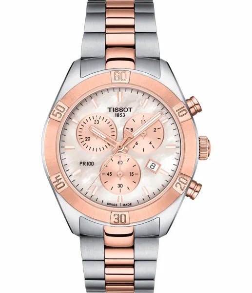 Часы наручные женские TISSOT PR 100 SPORT CHIC CHRONOGRAPH