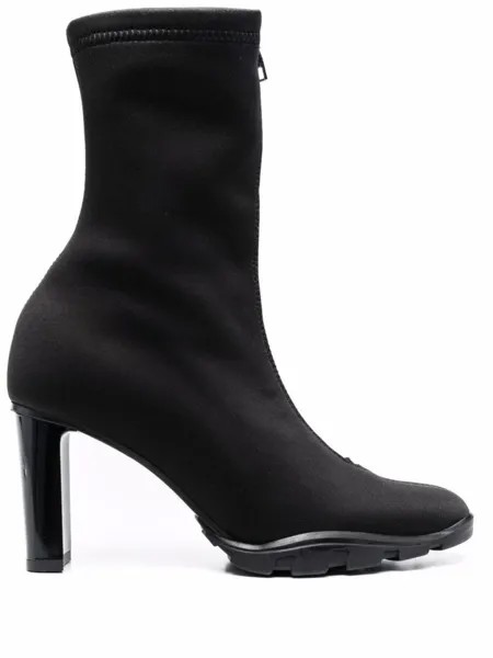 Alexander McQueen ботильоны на молнии, черный