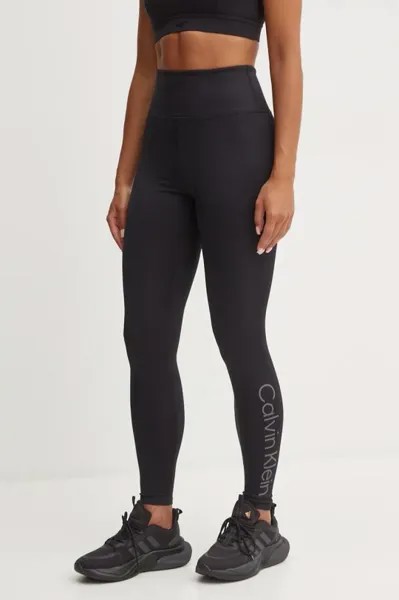 Тренировочные леггинсы Calvin Klein Performance, черный