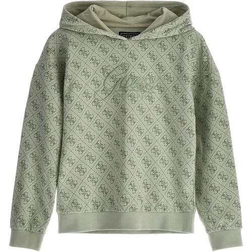 Худи GUESS, размер 152, зеленый
