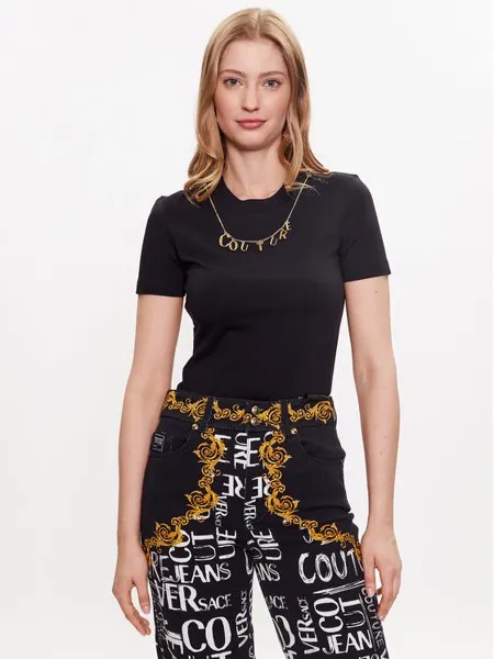 Футболка стандартного кроя Versace Jeans Couture, черный