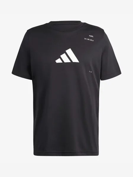Футболка мужская adidas Padel Cat, Черный